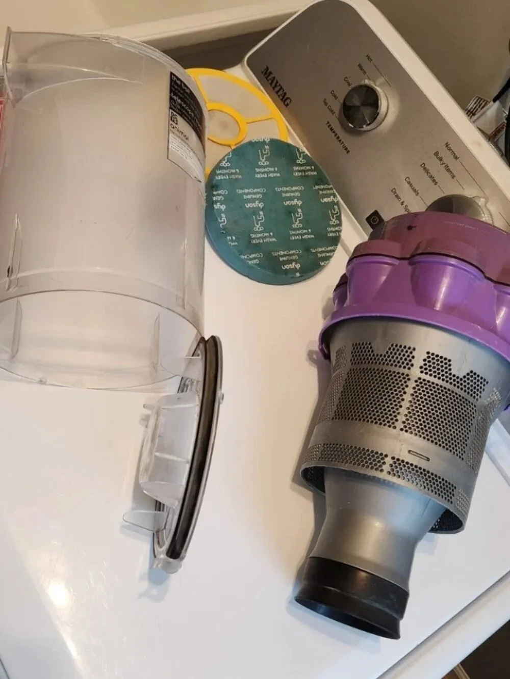 Dyson Parts Cyclone Dust Whole Bin Replacement Bagless Upright Vacuum Cleaner